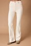 Ekru Yüksek Bel Az Esnek Flare İspanyol Paça Jeans TWOSS25JE00101 - 3