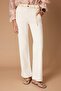 Ekru Zincir Kemer Detaylı Yüksek Bel Az Esnek Wide Leg Jeans TWOSS26JE00186 - 3