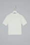 Ekru At Nakışlı Polo Yaka Saç Örgü Triko Bluz TWOSS26BZ00163 - 6