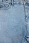 Açık Mavi Yüksek Lastikli Bel City Boy %100 Pamuk Non-Stretch Büyük Beden Denim Şort TBBSS26AP00017 - 5