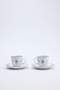 2-Piece Blue Blanc Porcelain Coffee Cup Set 90Cc Tphss26Kfc00011 - 2