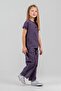 U.S Polo Assn. Girls Purple Pajama Set - 5