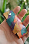 Handmade Genuine Leather Keychain - 3