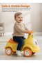 Baby Ride on Car for Kids, Toddler Ride on Baby Car with Storage Space | Kids Push Car (Orange) - 5