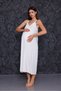 Maternity Maternity Nightgown-Dressing Gown with Powder Strap Breastfeeding Features Set of 2 - 4