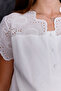 Ecru Fisto Linen Maternity Nightgown - 4