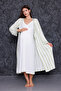Green Strap Maternity Nightgown with Breastfeeding Feature - Set of 2 - 7