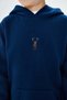 Navy Blue Supersoft Children's Hoodie with Pocket - 3