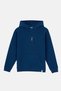 Navy Blue Supersoft Children's Hoodie with Pocket - 4