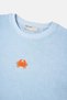 Crab Terry T-Shirt - Light Blue - 3