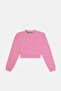 Ceylan Supersoft Crop Sweatshirt - Pink - 3