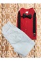 Boy's Long Fold Sleeve Shirt Pants Suspender Bow Tie Set Bottom Top Set - 3