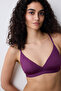 Micro Triangle Purple Bra - 2