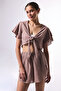 Almond Peek Beach Tie up Top Swimwear - 4