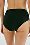 Fresh Basic Black Coverage Slip Panties Briefs - 3