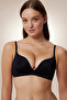 Underwire Decollete Black Push up Bra