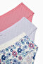 Multicolour Spring Garden Pointel Hipster - Pack of 3 Briefs - 5