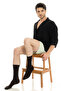 Premium Summer Seamless Bamboo Socks Set of 8 Brown with Kraft Box - 41-44 - 473 - 3