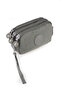 Krinkıl / Klinkır Waterproof 3 Zippered Ankle Strap Mini Wallet Makeup Clutch Bag Gray 1115Kb - 3