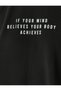 Sports T-Shirt Slogan Printed Comfortable Fit Crew Neck Short Sleeve - 6