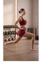 Seamless High Waist Twill Comfortable Stretchy Sports Short Shorts 9004 - 5