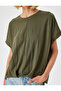 Off Shoulder Short Sleeve Blouse Comfortable Fit Round Neck - 5