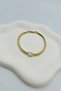 Elegant Non-Tarnish Steel Women's Bracelet with Baguette Stones - Adjustable - 6