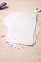 Whitecolored Glitter Eva Sponge 50X70 cm 10 Pack 1.5 mm