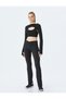 High Waist Spanish Leg Slim Fit Sports Leggings - 2