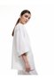Loose Fit Striped Linen Blended Kimono with Pockets - 2