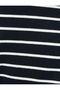 Round Neck 3/4 Long Sleeve Striped Knitwear Sweater - 6