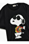 تي شيرت Snoopy مطبوع بأكمام قصيرة ورقبة دائرية - 5