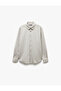 Cotton Buttoned Regular Fit Pique Fabric Long Sleeve Shirt - 3