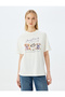 Dog Printed Slogan Crew Neck Short Sleeve T-Shirt - 3