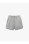 Lace-Up Waist Embroidered Slim-Fit Pocket Mini Shorts - 3