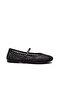 Women's Straw Knitted Mesh Moccasin Espadrille Buckle Ballerinas 9015 - 4
