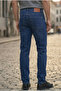 Men's Blue Classic Cut Cotton Flexible Jean Jeans Denim Trousers - 3