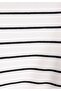 Regular Fit Striped Pocketless Women's White Short Sleeve Dress - 5