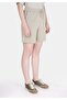 Regular Fit Mid Waist Printed Women's Green Shorts - 4