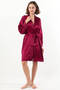 Satin Women's Nightgown and Dressing Gown Set - 13167 - 2