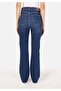 Regular Fit Women's Indigo Jean Trousers - 2