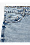 Loose Fit Jean Trousers with Cotton Pockets - Steve Jean - 8