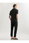 Cotton Muslin Chino Pocket Detailed Waist Lace up Trousers - 2