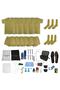 6-Piece Recommended Military Supplies Pack - Laundry Net Boot Dye