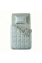 Single Reversible Welsoft Comforter Duvet Set Green 155X215 cm - Dormio Soft Bloom Series - 2