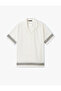 Cotton Turn-Down Collar Regular Fit Pattern Embroidered Short Sleeve Shirt - 3