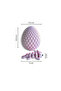 3D Printed Dragon Egg Toy – Twist Open Surprise Egg with Baby Dragon Inside (Blush - Pink) - 3