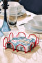 Red 18 cm Napkin Holder Large Size Napkin Stand Cafe Restaurant Hotel Stainless Metal