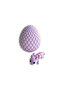 3D Printed Dragon Egg Toy – Twist Open Surprise Egg with Baby Dragon Inside (Blush - Pink) - 6