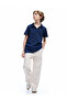 Cotton Short Sleeve Basic Polo Collar T-Shirt